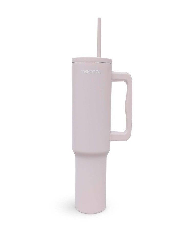 TEKCOOL Tumbler with lid and Straw 1200ML Cup Stainless Steel Hot and Cold with Handle and Lid 2 Straw Vacuum Insulated Tumbler for Water, Iced Tea or Coffee Office Gym Travelling - Image 5